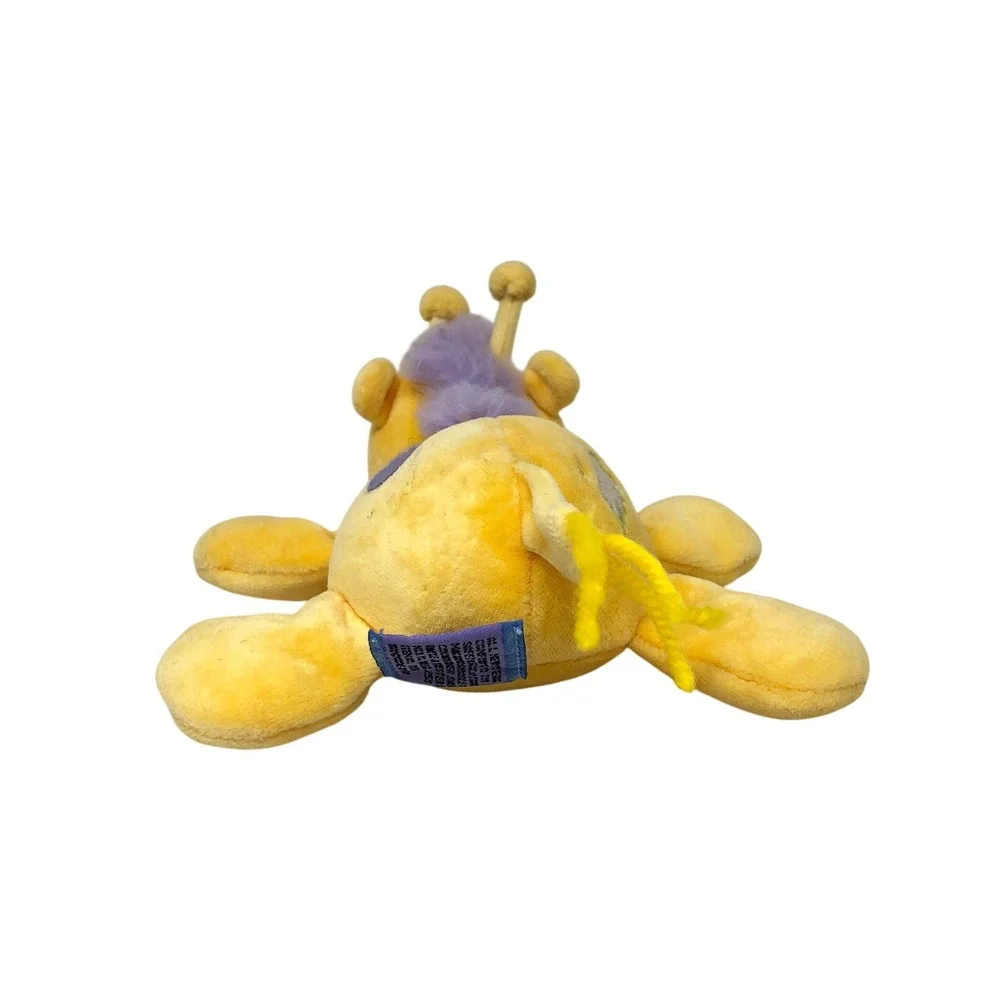 Tallie‎ Target Giraffe Plush Yellow Rattle Purple Spots Small Lovey VTG Y2K